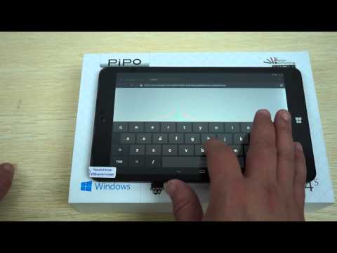 Pipo W4s Dual Boot Win8.1 + Android 4.4 8.0" Z3735f Tablet PC - DealsPrime Review