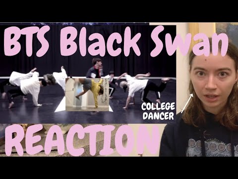 College Dancer Reacts to BTS Black Swan (first time watching Kpop dancing!)