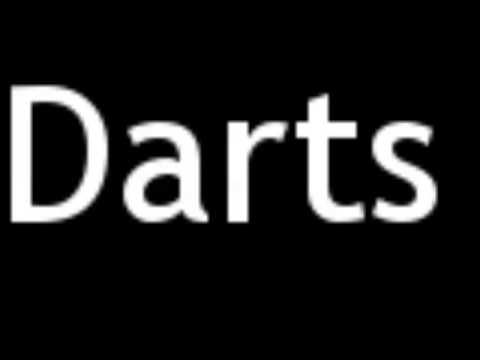 How to Pronounce Darts