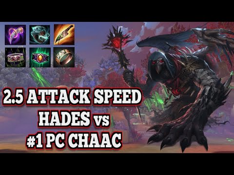 2.5 ATTACK SPEED HADES vs #1 PC CHAAC - Season 9 Grandmaster Ranked 1v1 Duel - SMITE