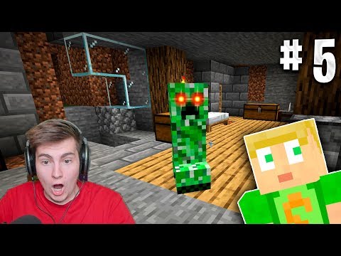 Minecraft DörpCraft: CREEPER TALOSSA! & Slinkon apulaisena! #5