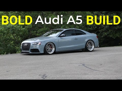 2014 Audi A5 build on bags, with custom exhaust and CARBON! Owner interview.