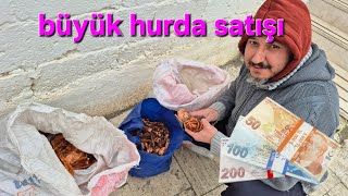 TOPLADIĞIM HURDALARI SATTIM | SONUÇ ŞAŞIRTTI #hurda #scrap #hurdatoplama #alümin