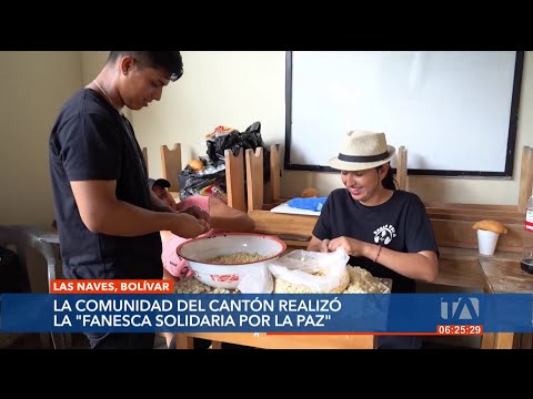 Una 'Fanesca Solidaria por La Paz', en Bolívar, entregó 2 mil platos completamente gratuitos