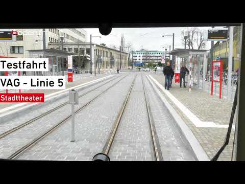 Das ist die neue Rotteckring-Linie 5 in Freiburg (4k / UHD)