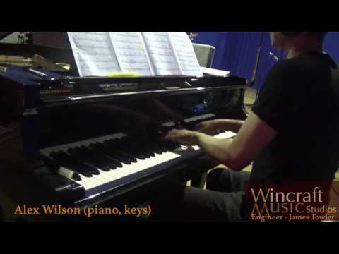 Alex Wilson records piano for Paul Booth, Ryan Quigley and Trevor Mires