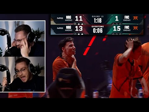OhnePixel Reacts To FNC CRAZIEST COMEBACK Against NRG In VCT Champions 2025