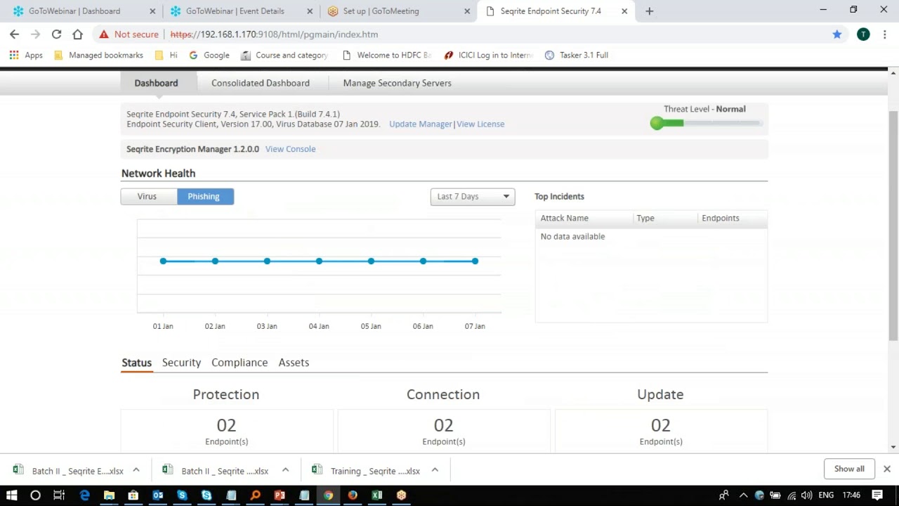 Seqrite EPS - Let's explore the Dashboard