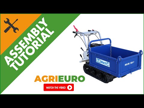 BullMach Helios 320 F Tracked Power Barrow with Tipping Sides - 320 Kg - Assembly tutorial