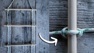 How to Make a Quick Rope Ladder (Marlinspike Knot)