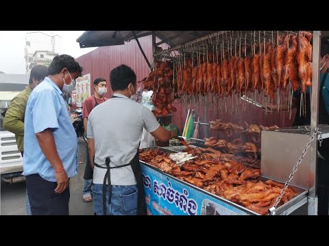 Tola Grill and Testy Meat @Phsa Kandal - Amazing Evening Street Food Behind Wat Ounaloam