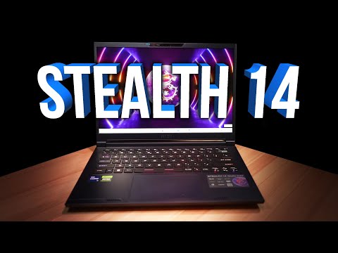 video - MSI Stealth 14, i7-13620H, RTX 4050, 16 GB DDR5-5200, 512 GB SSD, FHD+ 165 hz 100% sRGB