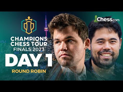 Magnus, Hikaru & 6 Other Top CCT Players Fight For $500,000! Champions Chess Tour Finals 2023 Day 1