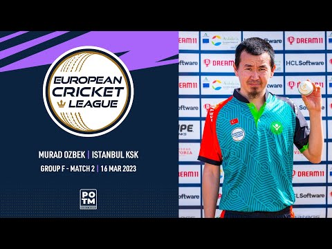 POTM: M.Ozbek - IST vs PLN  | European Cricket League 2023 | Group F, Day 1 | ECL23 | ECL23.072