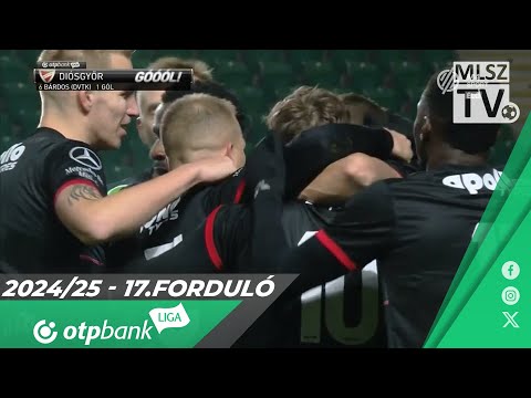 Bárdos Bence Zsolt első gólja az ETO FC Győr – DVTK mérkőzésen