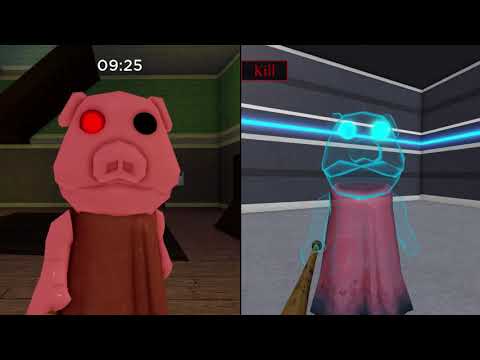 Roblox Piggy OLD GURTY VS NEW GURTY JUMPSCARE! Roblox Piggy RP