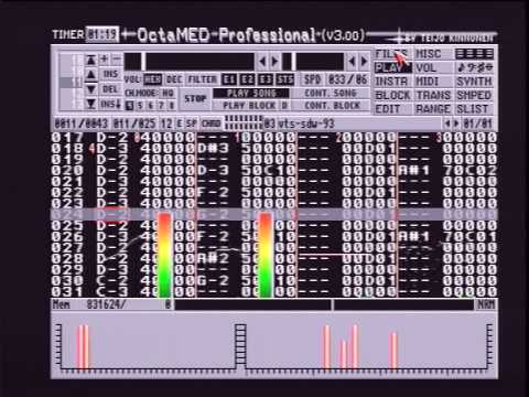 #55 Dr. VIRUS VTS-STW93. Amiga 1200 HD module.Octamed V3.0