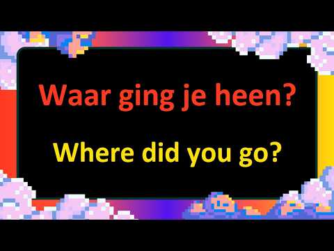Learn 300+ Basic Dutch PAST Tense Questions for Common Conversations!