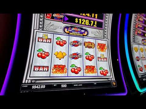 Big Win on Platinum Quick Hits 7 Max Bet!