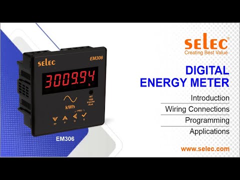 Single selec em306a energy meter