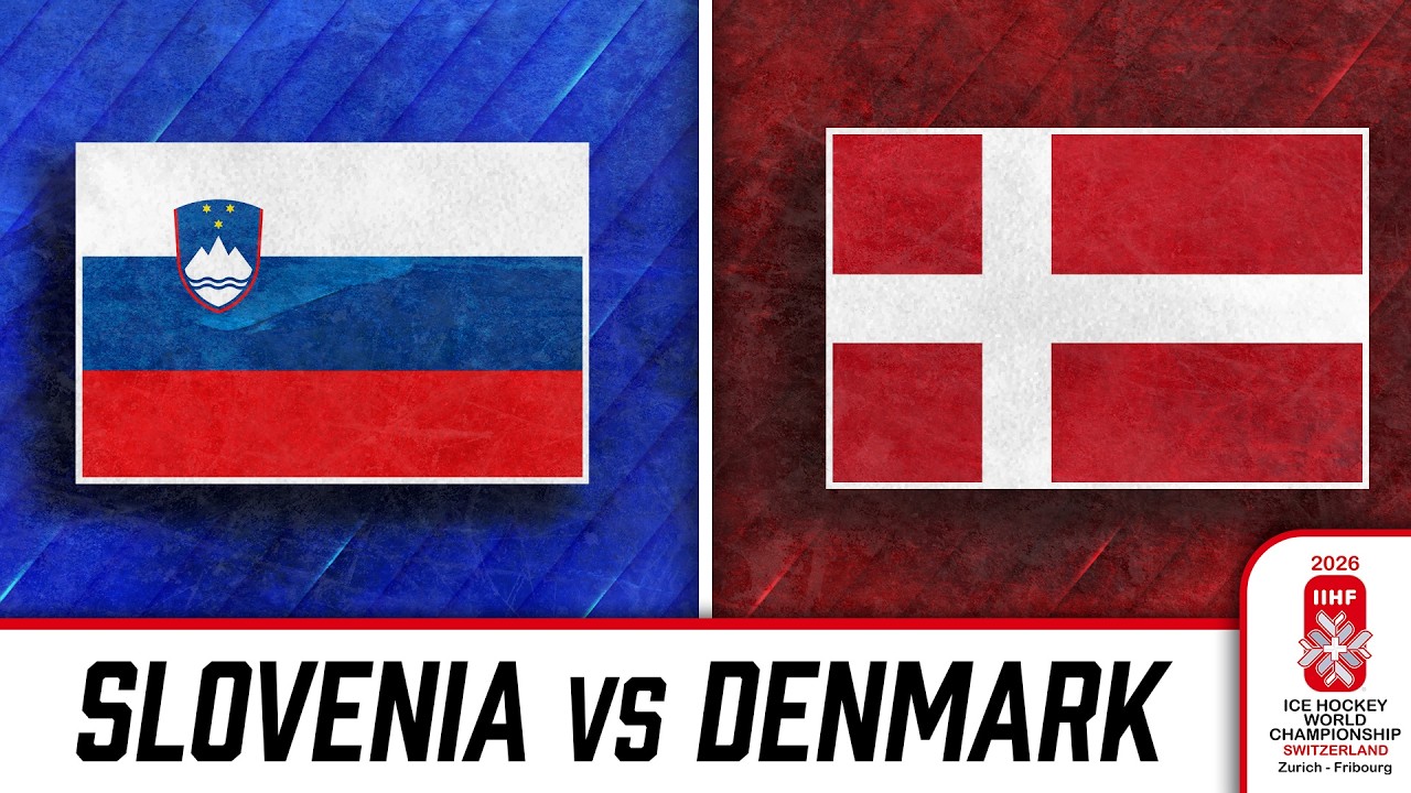 Watch Slovenia vs Denmark at the 2026 IIHF World Championship 🇸🇮🇩🇰🏒