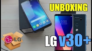 Unboxing LG v30+ Moroccan Blue - Azul