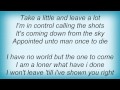 Bride - Fly Away Lyrics