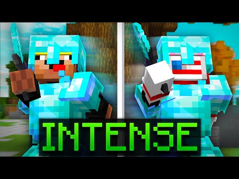 The most INTENSE skywars games