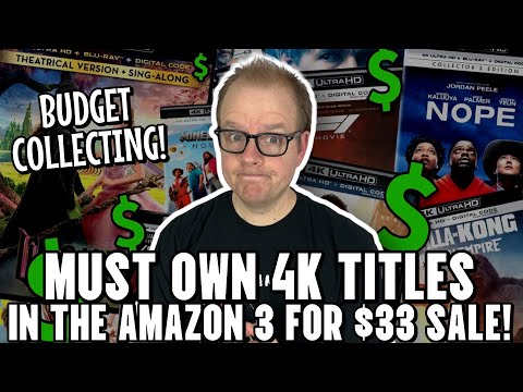 Physische Medien waren noch nie so günstig! | Amazon-Angebot: 3 4K-DVDs für nur 33 $!