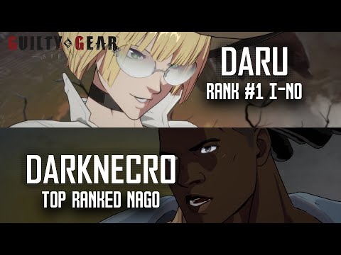 【GGST】Daru ( I-no ) vs DarkNecro ( Nagoriyuki ) High level gameplay【Guilty Gear Strive】