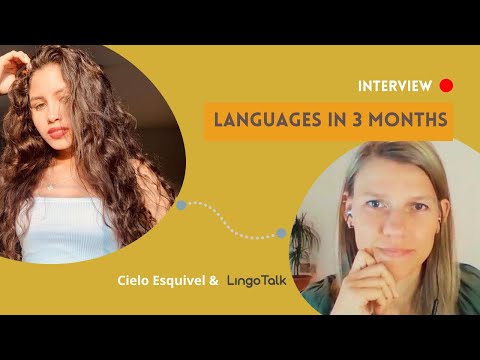"Language in 3 months" - possible? | INTERVIEW WITH A POLYGLOT FROM PERU: CIELO