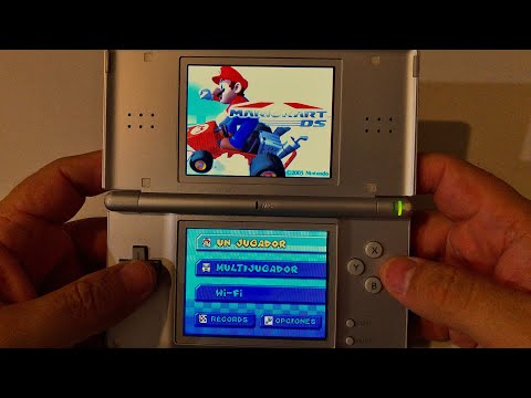 Mario Kart DS gameplay en Nintendo DS Lite