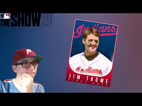 99 JIM THOME FACE OF THE FRANCHISE DEBUT...MLB The Show 20 Diamond Dynasty