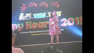 My 4 years old niece sings Drown by BMTH in talent show