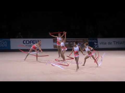 HUNGARY 3 ribbons 2 ropes - 2010 Thiais Groups AA