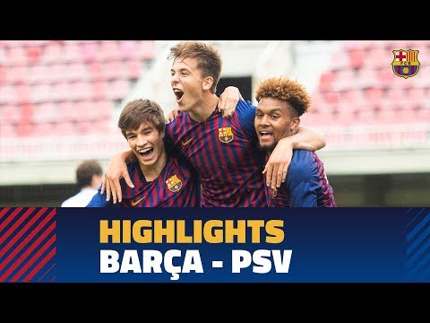 [HIGHLIGHTS] YOUTH LEAGUE: FC Barcelona - PSV Eindhoven (2-1)