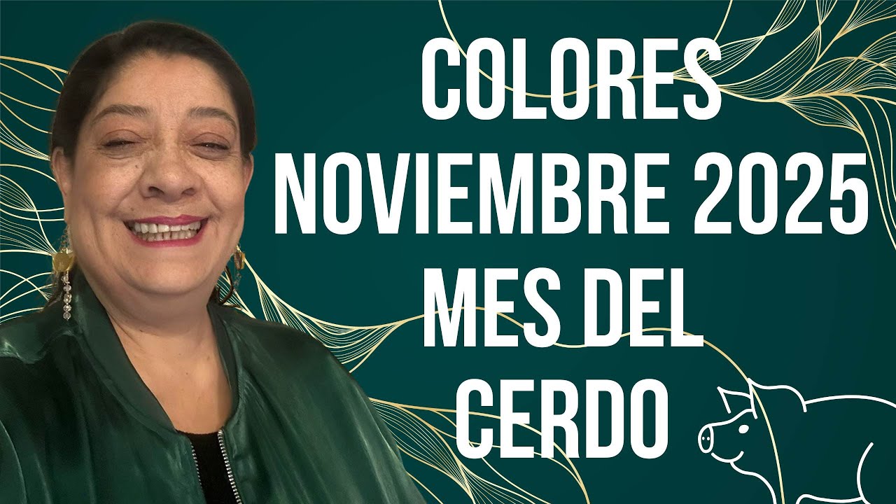 COLORES PARA NOVIEMBRE 2025, MES DEL CERDO | Mónica Koppel Feng Shui