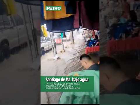 Santiago de María bajo el agua: lluvias provocan inundaciones en Usulután