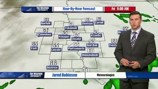 See Jared Robinson's Full Forecast at http://www.wowt.com/weather