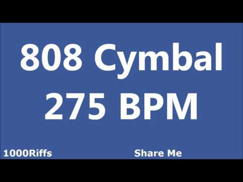 808 Cymbal Metronome : 275 BPM