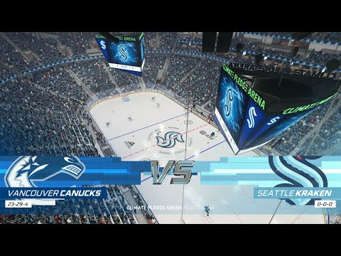 NHL 22 - Vancouver Canucks @ Seattle Kraken - Prime Time Games 10/23/21