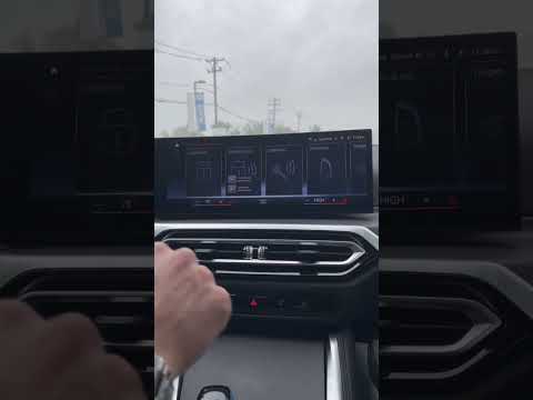 How to auto fold mirrors in BMW iDrive 8