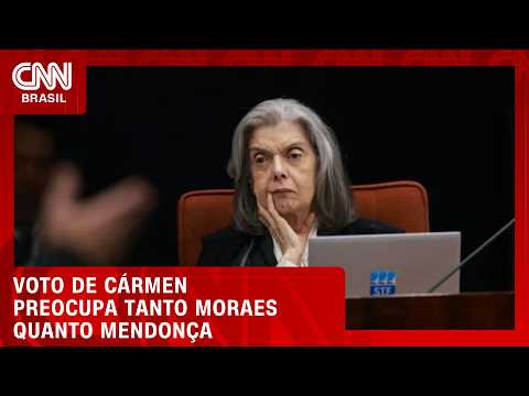 Saiba por que o voto de Cármen preocupa Moraes e Mendonça | CNN 360°
