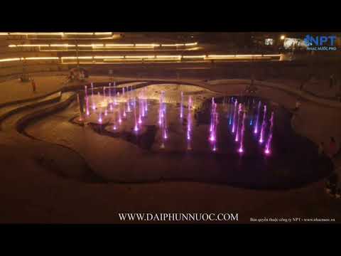 Nhạc nước Quảng trường trung tâm thành phố Cẩm Phả - Quảng Ninh