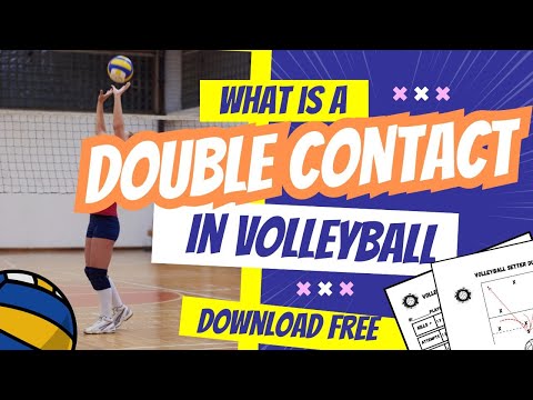 What is a double contact in Volleyball?