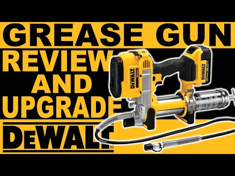 DeWalt Grease Gun Review and Upgrade DCGG571