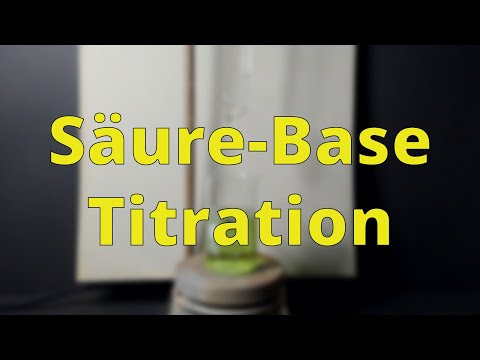 Säure Base Titration - Schulexperimente