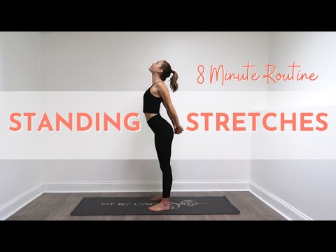 Full Body Stretching Routine *ALL STANDING* 8 Minutes