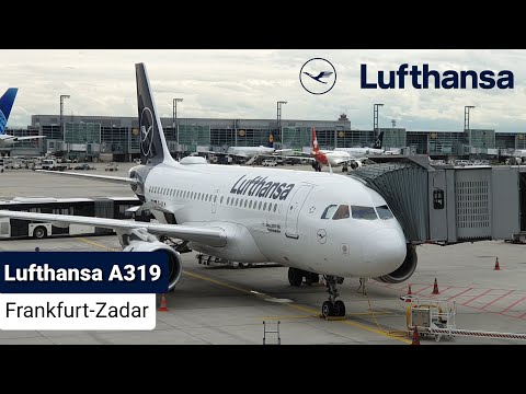 Flight Report | Holiday paradise Croatia! | Frankfurt to Zadar | Lufthansa | A319 | Enonomy
