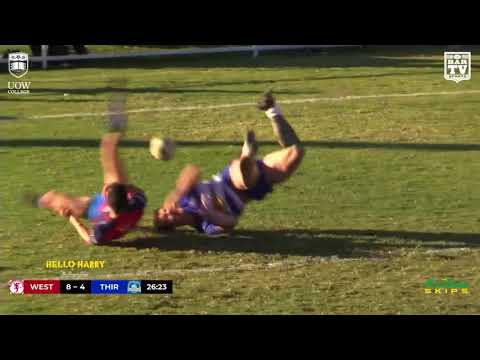 2018 IDRL 1st Grade Round 8 Highlights - Western Suburbs Vs Thirroul Butchers